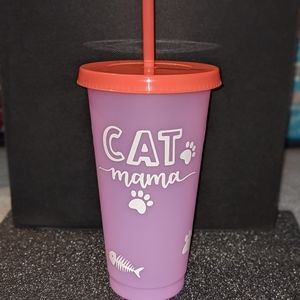 Cat Mama Color Changing Tumbler